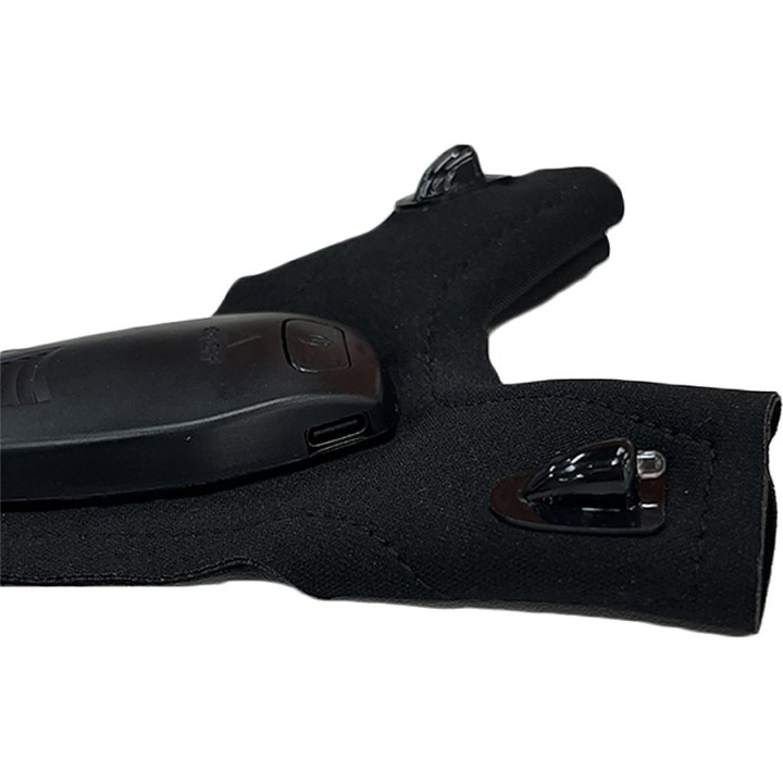Paire de gants lumineux LED rechargeables GLOV - ARLUX