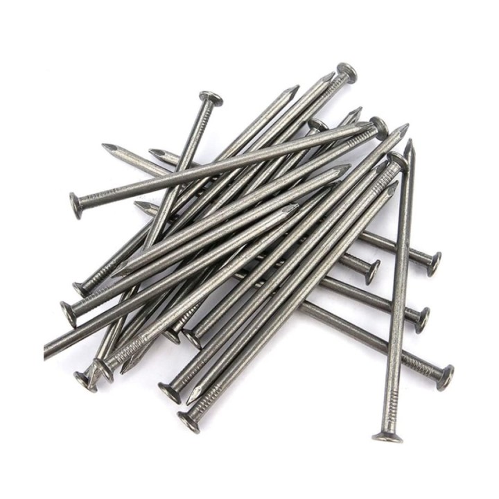 Pointes tête plate en acier, boîte de 5 kg - VISWOOD