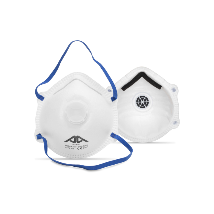 Boite de 10 masques FFP2 NR R22 avec valve - ACTIVE GEAR