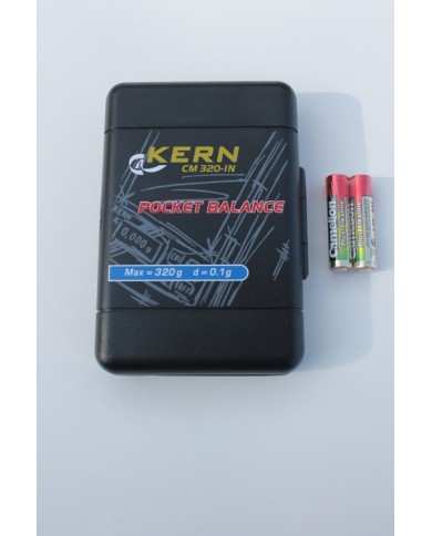 Balance de poche Kern portée 320g/0.1g Balance de poche Kern portée 320g/0.1g