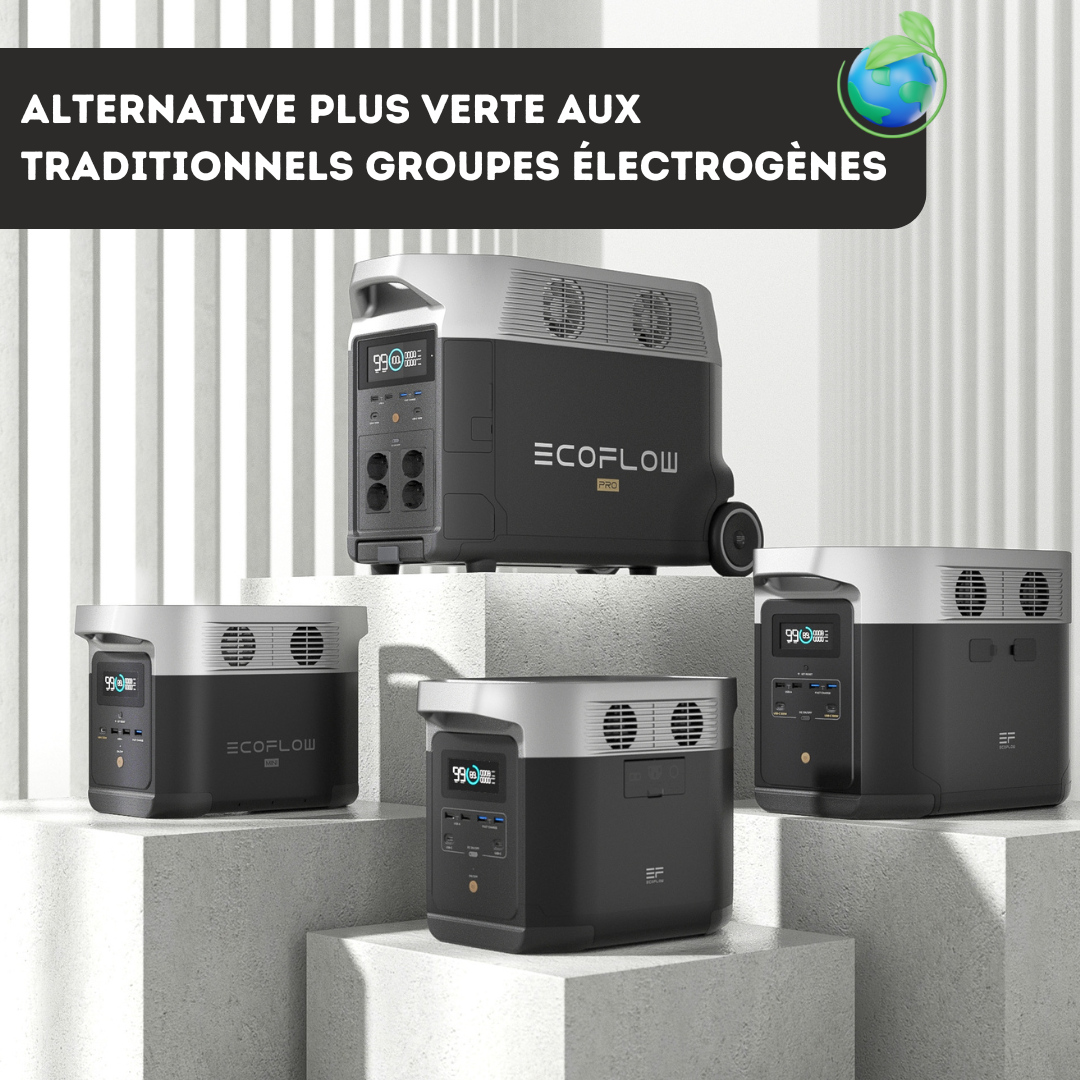 Alternative plus verte aux traditionnels groupes électrogènes